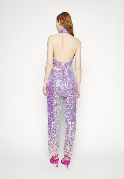 VACLAV IRRIDESCENT SEQUIN PANTS  - Παντελόνι - purple