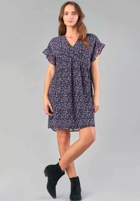 Le Temps Des Cerises DROITE PAOLA - Robe de jour - bleu