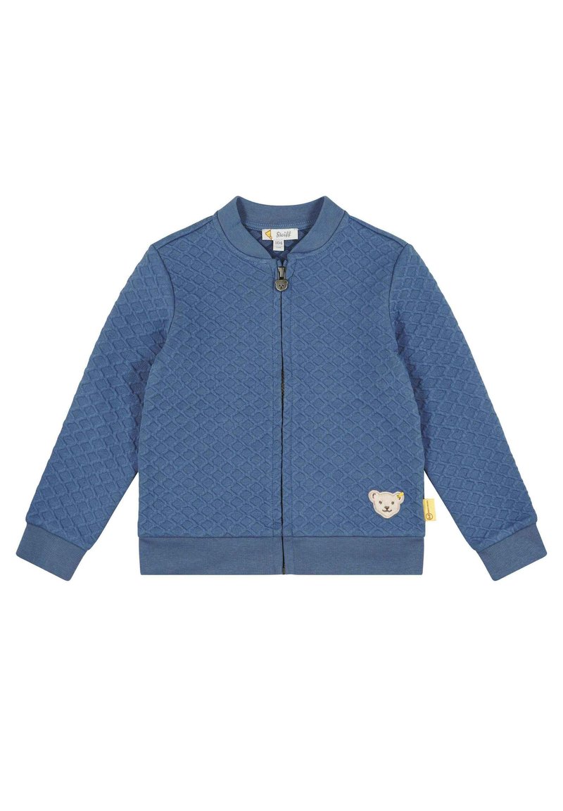 Steiff Sweater met rits blauw Steiff Sweater met rits blauw