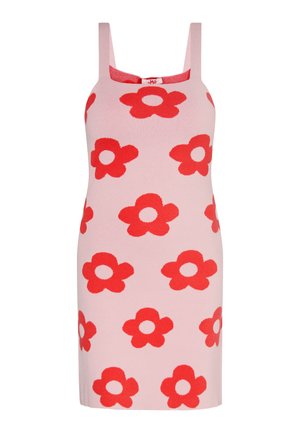 Gebreide jurk - pink
