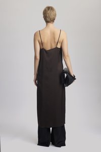 Gestuz SACHI SLIP DRESS - Koktailové šaty/večierkové šaty - molé