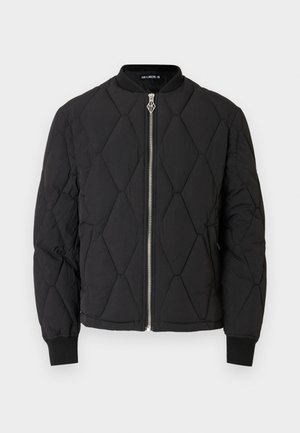 DIAMOND PADDED JACKET - Blusão aviador - black