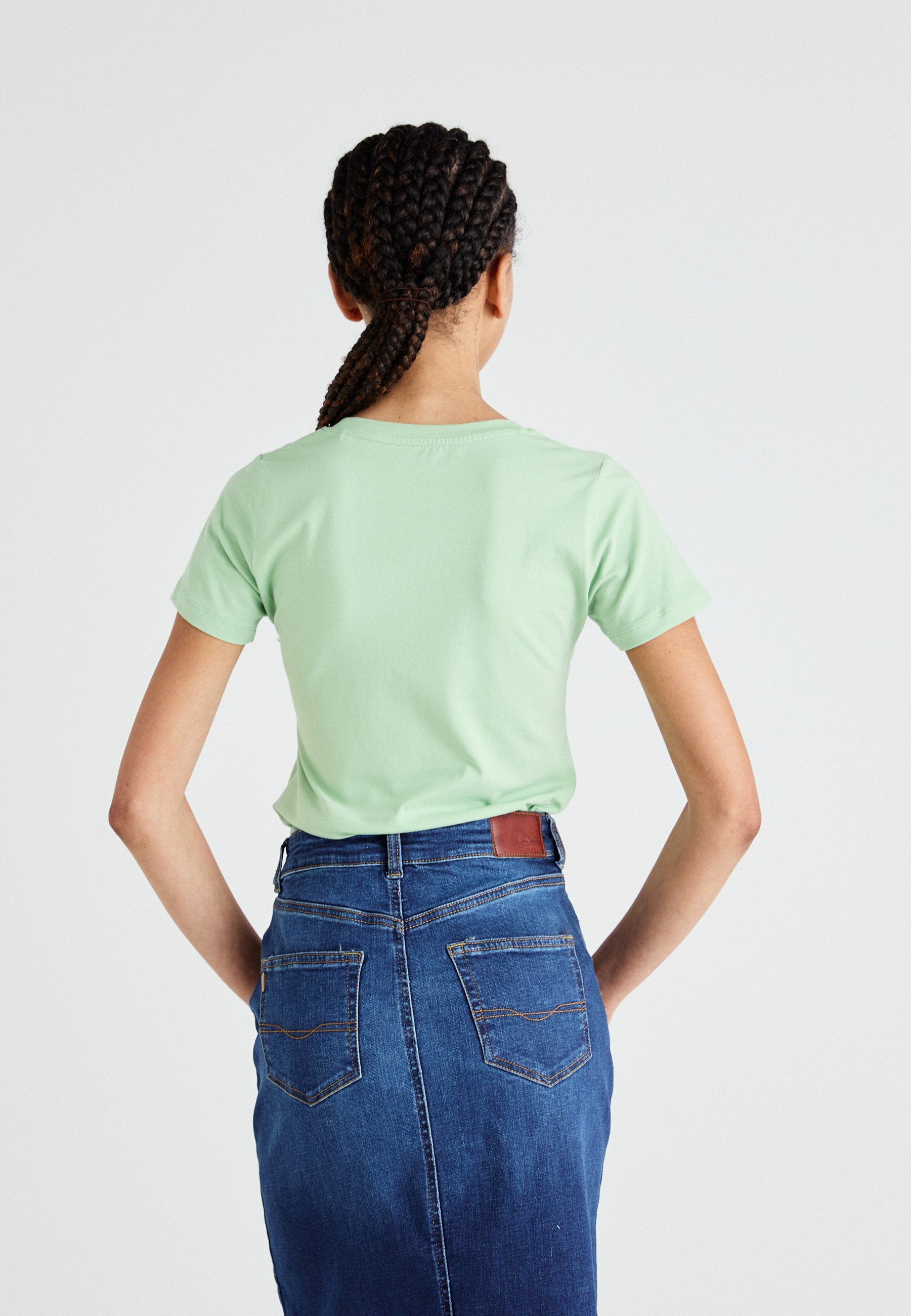 売れ筋商品|||ペペジーンズ Tシャツ レディース トップス VIRGINIA - Print T-shirt - fresh green Pepe Jeans VIRGINIA - T-Shirt print - fresh green/hellgrün