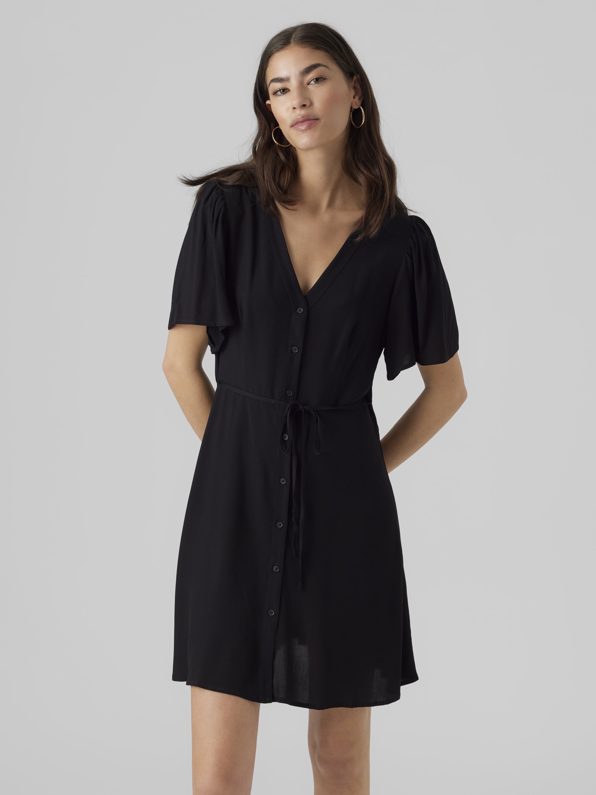 VERO MODA Vmalba SS Short Dress Wvn Ga Noos, Blazer Blu