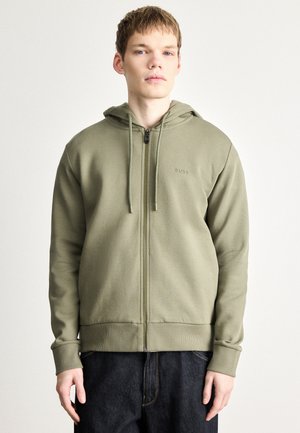 SAGGY - Mikina so zipsom - dark beige