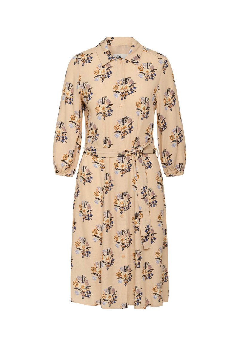 Noa Noa ROSILDANN - Blusenkleid - print beige/beige - Zalando