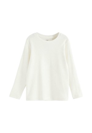 Langærmet T-shirt - light dusty white