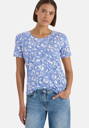 Cecil, T-SHIRT MIT RUNDHALS UND MUSTER - T-shirt imprimé - vanilla white