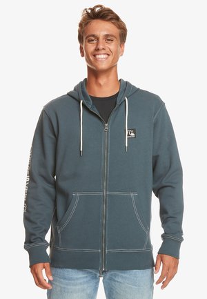 Quiksilver THE ORIGINAL - KAPUZENPULLI FÜR M - Sweatjacke - blue