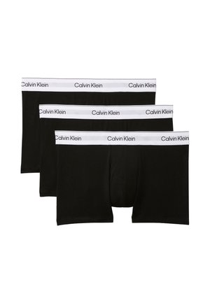 Calvin Klein Underwear, TRUNK 3 PACK ICON COTTON STRETCH - Kurze Boxershorts - black black black