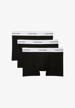 Calvin Klein Underwear, TRUNK 3 PACK ICON COTTON STRETCH - Kurze Boxershorts - black black black