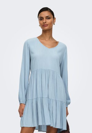 JDY KLEID JDYLIVA KURZES KLEID - Hverdagskjole - dusty blue