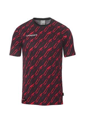 TRAININGS PROGRESSIVE 28 - Sports T-shirt - schwarz rot