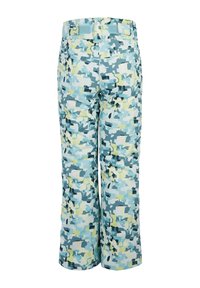 Ziener ALIN - Snowboard pants - lime light patchwork print