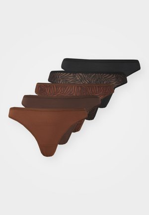 MICRO THONG 5 PACK - Tanga - topaz