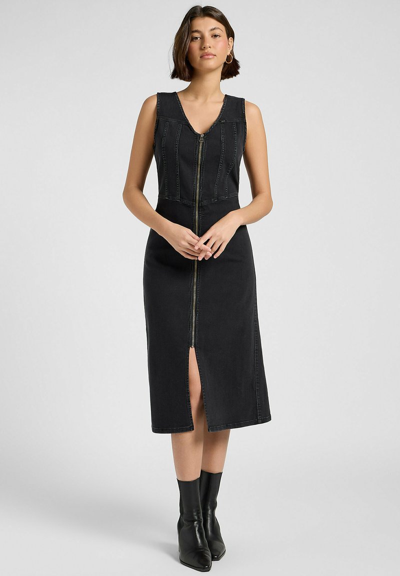 Lee SLEEVELESS - SLIM FIT - Spijkerjurk - brisk night
