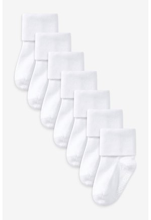 7 PACK  - Strumpor - white