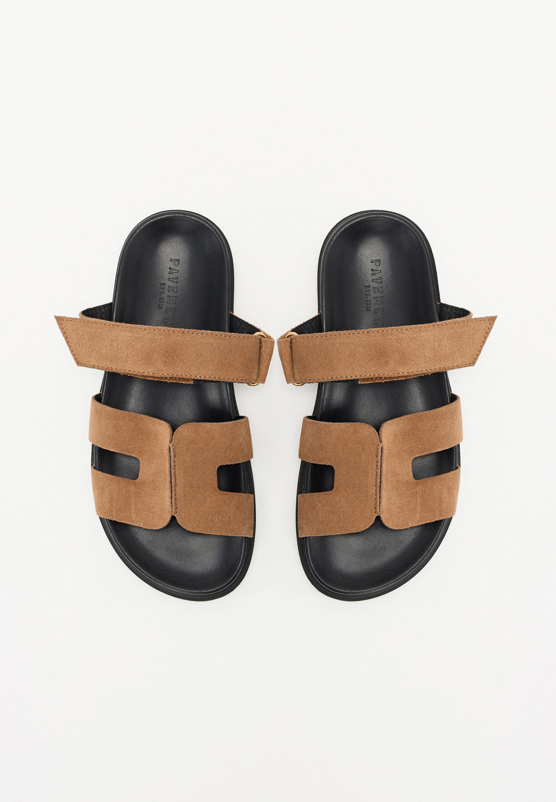 Sandales En Cuir Pavers - Bout Fermé, Talon Rembourré, Style Décontracté été - Confort Et Qualité