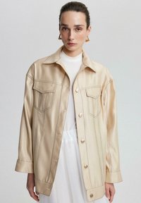 Touché Privé - MATTE WITH CONTRAST STITCHING - Light jacket - beige Thumbnail Image 1