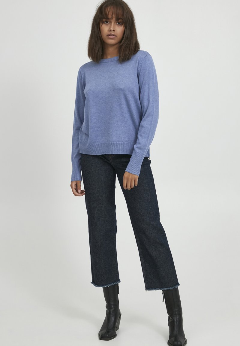 Damen Strickjacken | PULZ PZSARA Strickpullover infinity melange/blau - AF72613 Damen Strickjacken | PULZ PZSARA Strickpullover infinity melange/blau - AF72613