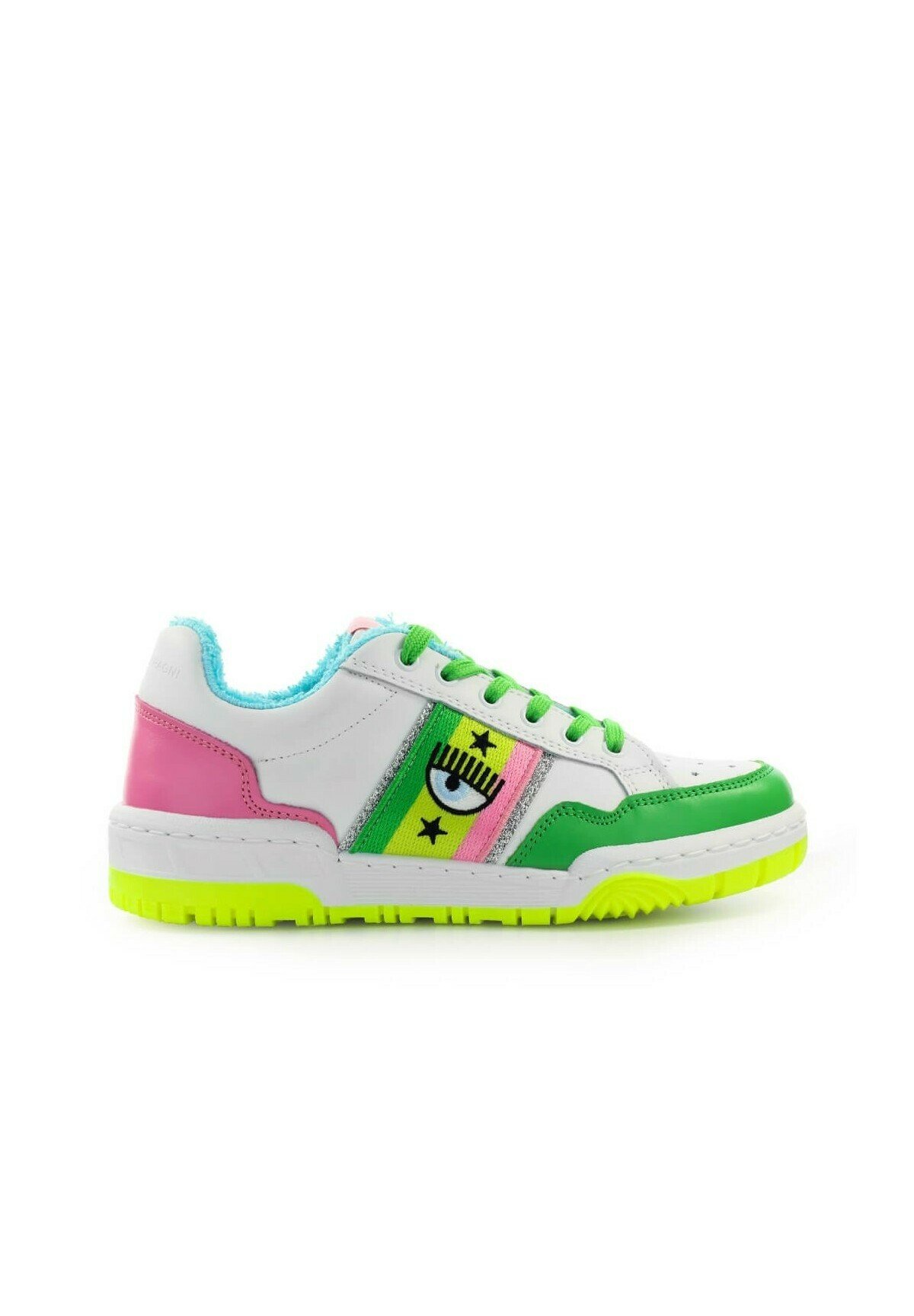 CHIARA FERRAGNI Sneakers basse - bianco/verde/bianco - Zalando.it