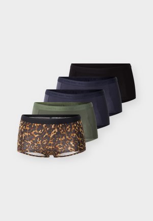 EVERYDAY 5 PACK - Kalhotky s nohavičkou - black/dark blue/olive