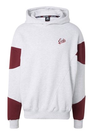 ecko unltd., ECKO UNLTD. STRUCTURE HOODIES - Hættetrøje - lightgreymelange syrah