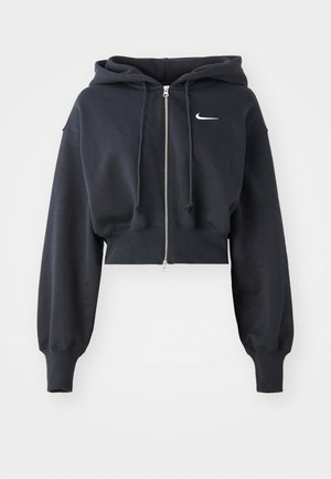 Nike Sportswear SPORTSWEAR PHOENIX FLEECE - Hoodie - black/sail