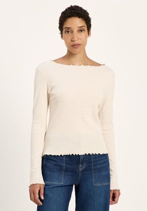 LANIUS, Langarmshirt - cream melange