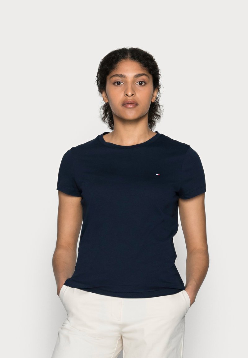 Tommy Hilfiger HERITAGE CREW NECK TEE - Basic T-shirt - sky captain