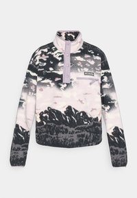 HELVETIA™ PRINTED CROPPED HALF SNAP - Pulover iz flisa - shale purple sisters/shale purple