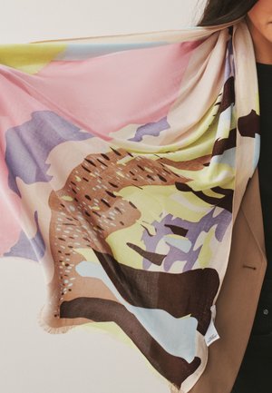 Next Sjaal - scenic pink