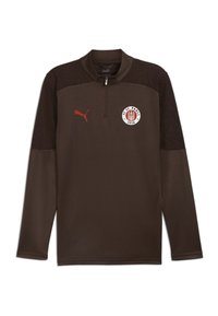 Puma FC ST PAULI QUARTER - Fanartikel - dark chocolate red