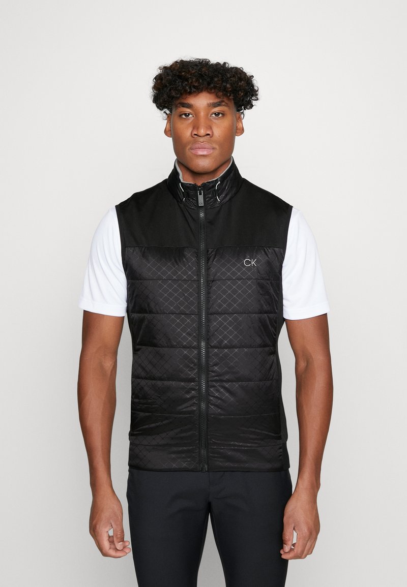 Calvin Klein Golf MALDEN HYBRID GILET Weste black/schwarz Zalando.ch