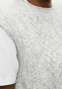 Object Striktrøje - mottled light grey