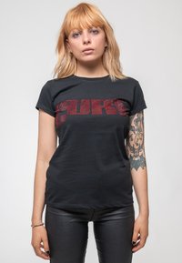 Paradiso Clothing THE CURE DIAMANTE BAND LOGO  - Print T-shirt - black