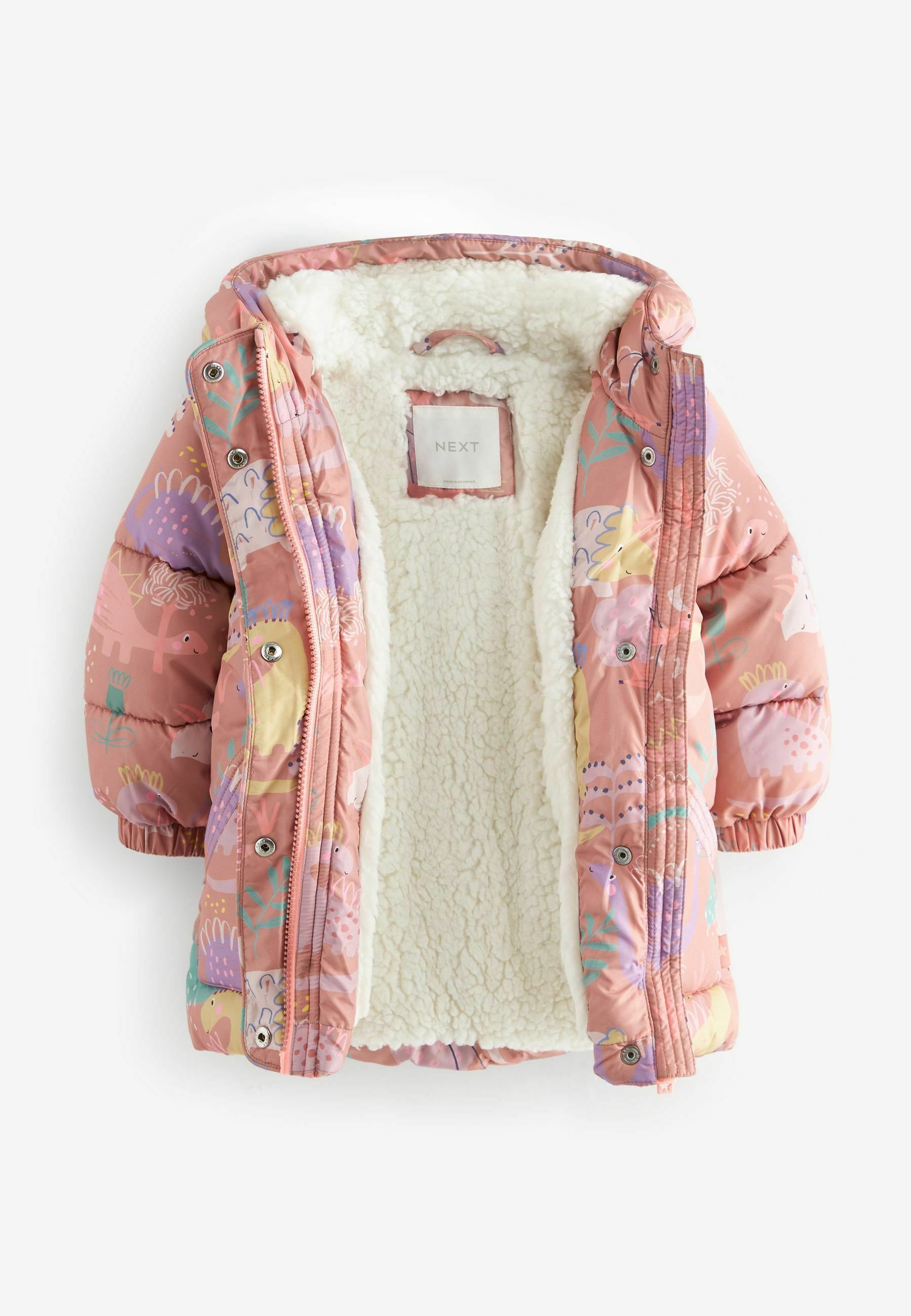 next girls pink coat