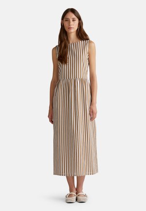United Colors of Benetton STRIPED - Day dress - white