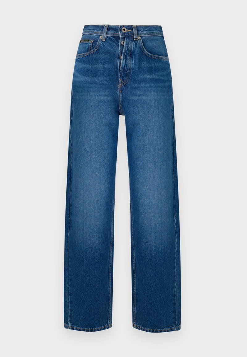 Pepe Jeans BARREL JEANS ADDISON - Jean boyfriend - blue denim/denim ...