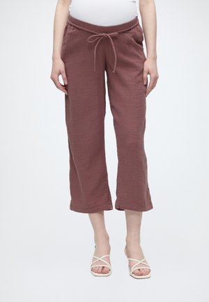 ONLY MATERNITY OLMTHYRA LIFE STRAIGHT  - Nadrágok - rose brown