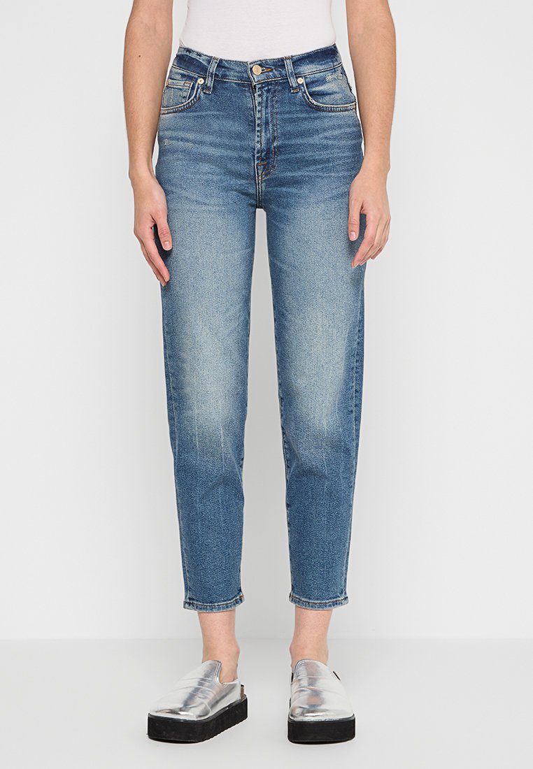 7 For All Mankind Jeans Tapered Fit blauw