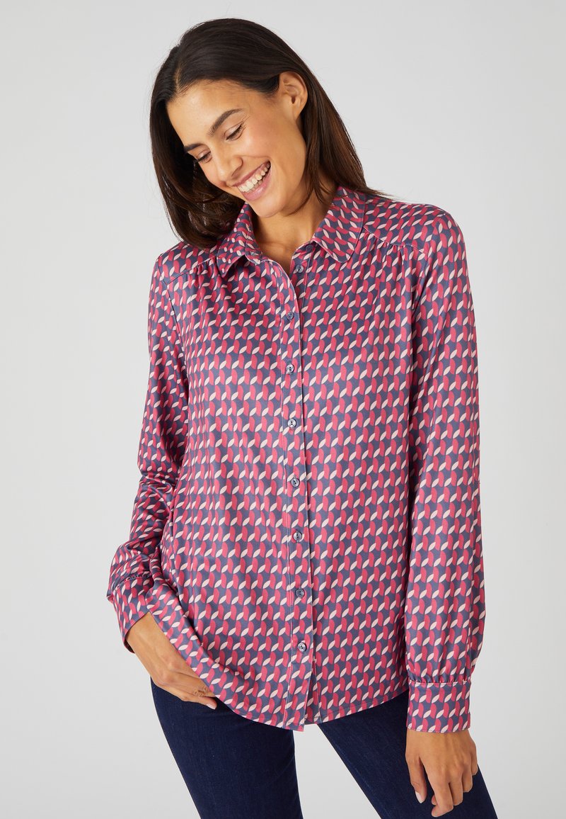 Damart CHAUDE - Camicia - rose graphique