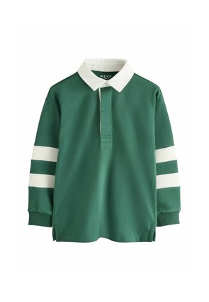 Next, RUGBY POLO SHIRT - Polo shirt - green ecru