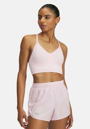 Under Armour VANISH SEAMLESS LOW - Light support sports bra - prime pink
