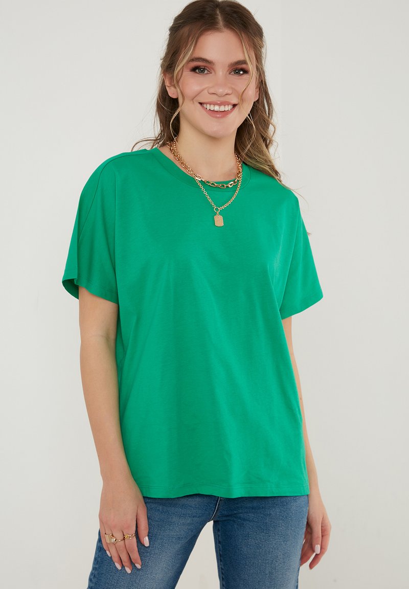 LELA CREW NECK - Lihtne T-särk - benetton color