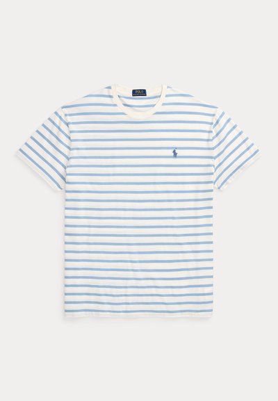 Polo Ralph Lauren CLASSIC FIT STRIPED JERSEY T-SHIRT - Apdrukāts T-krekls - nevis/vessel blue