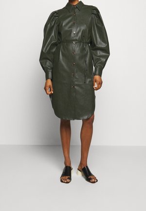 Robe chemise - mottled olive