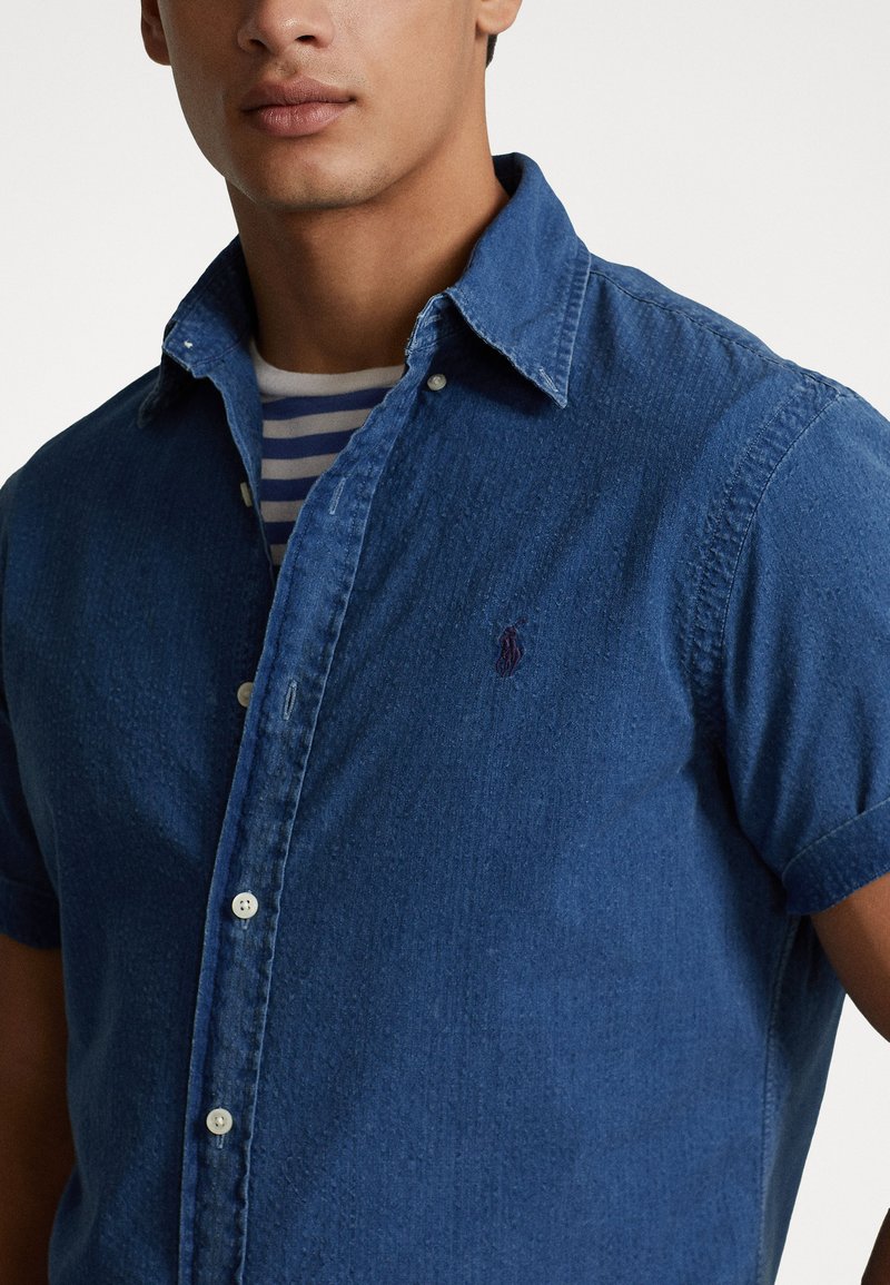 Polo Ralph Lauren CUSTOM FIT SEERSUCKER SHIRT Skjorter dark