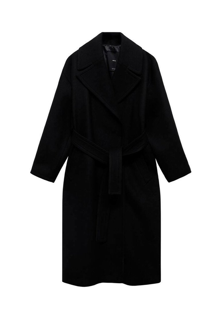 Mango Klassisk kappa / rock - black/svart - Zalando.se
