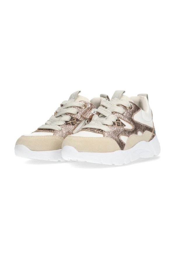 SANNE SPRING – Lauflernschuh – beige wit roze
